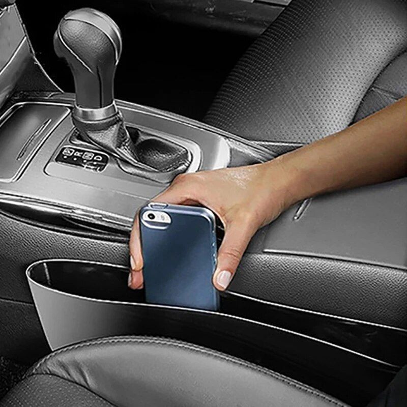car seat gap organizer with cup holder, view 5 - MRSLM