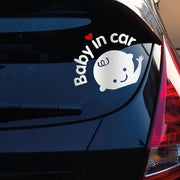 baby on board cartoon car sticker, view 13 - MRSLM