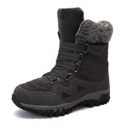 Women's velvet-lined lace-up ankle boots - MRSLM