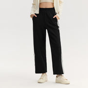 wide leg pants with elastic waist, view 2 - MRSLM