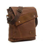 retro canvas vertical crossbody bag, view 2 - MRSLM