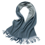 Double-sided wool scarf, shawl and wrap, view 4 - MRSLM