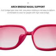 oversized square sunglasses, view 16 - MRSLM