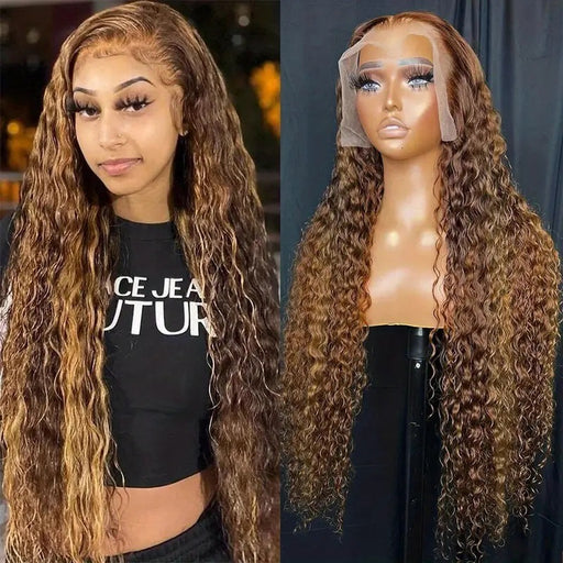 water wave lace front wig - MRSLM