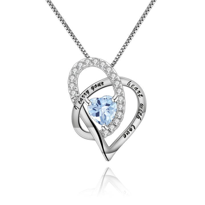 Birthstone S925 Silver Necklace Pendant