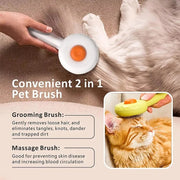 self-cleaning pet comb, view 5 - MRSLM