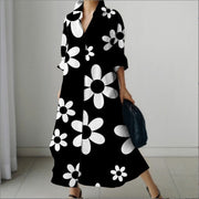 women's loose printed dress, view 13 - MRSLM
