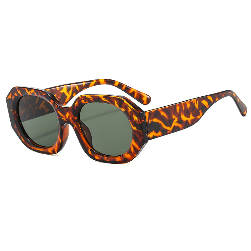 Vintage Square Sunglasses – Small Polygon UV400