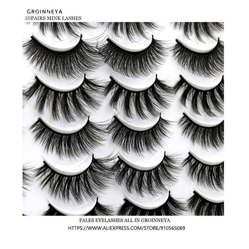 false eyelashes 20 pairs, view 5 - MRSLM