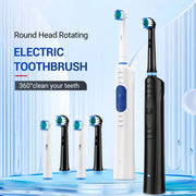 rotary electric toothbrush with 3 modes, view 4 - MRSLM