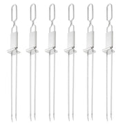 stainless steel semi-automatic bbq grill forks, view 4 - MRSLM