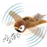 Interactive chirping sparrow cat toy, view 3 - MRSLM