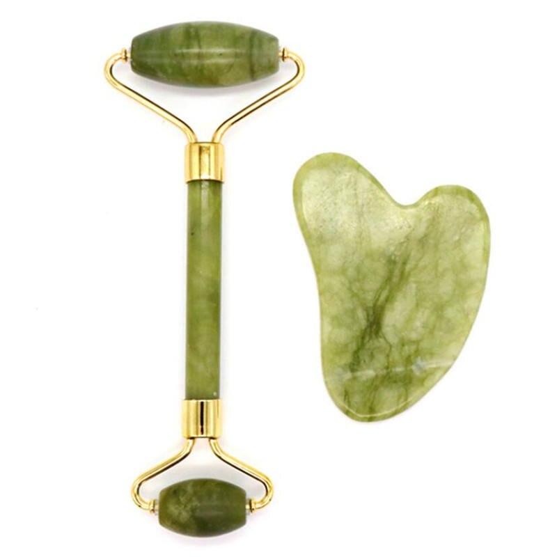 jade roller and guasha set - MRSLM
