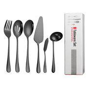 stainless steel serving set, view 4 - MRSLM