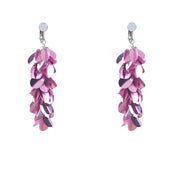 pink bead ear pins, view 5 - MRSLM