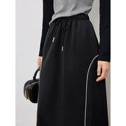 mid-length a-line umbrella skirt, view 6 - MRSLM