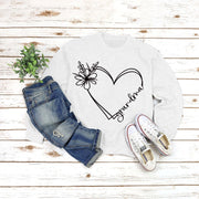 grandma printed loose long sleeve sweatshirt, view 2 - MRSLM