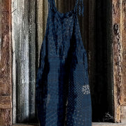 women's print suspender pants - MRSLM