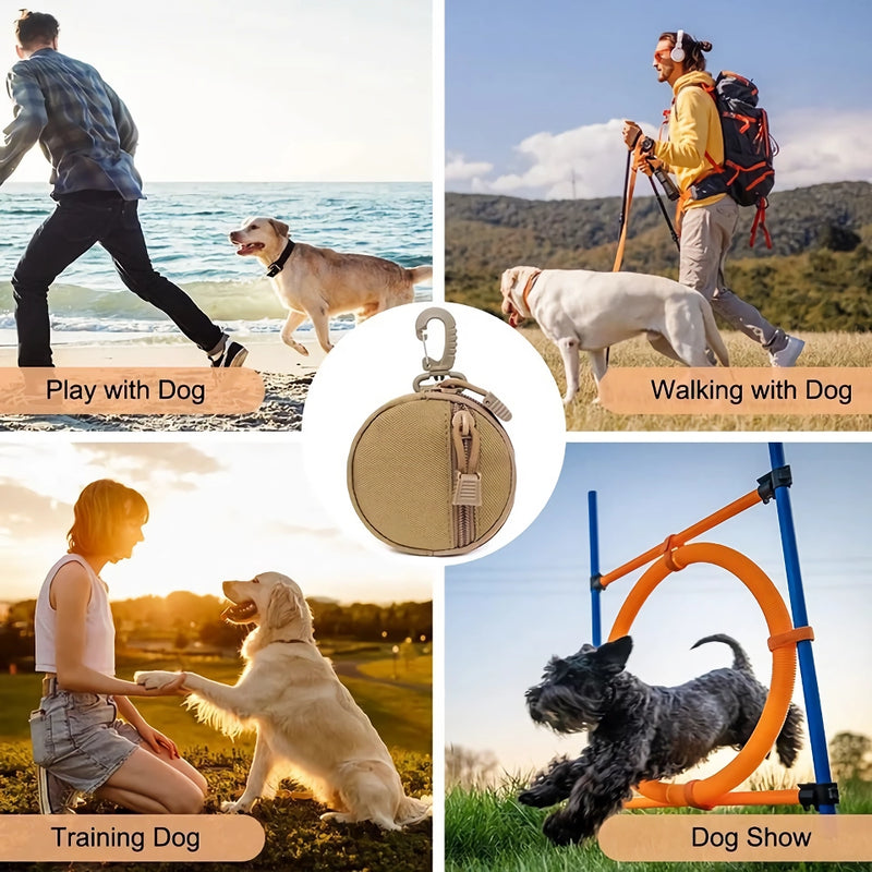 portable tactical dog treat pouch, view 8 - MRSLM
