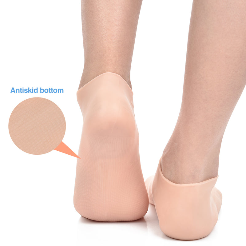 silicone gel moisturizing socks, view 7 - MRSLM
