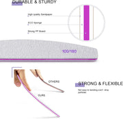 double-sided emery board nail files, view 6 - MRSLM