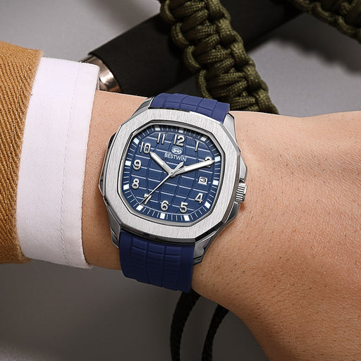 men's silicone strap sports watch - MRSLM