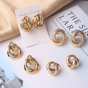 Geometric statement earrings - MRSLM