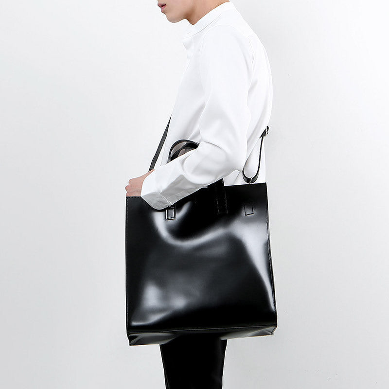 men's PU leather crossbody handbag - MRSLM