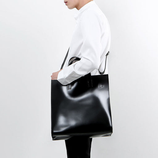 men's PU leather crossbody handbag - MRSLM
