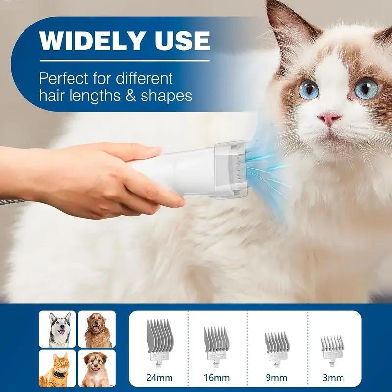 pet grooming vacuum kit, view 6 - MRSLM