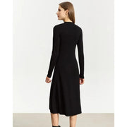 A-line sweater dress, view 4 - MRSLM
