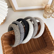 elegant retro plaid wide hairband, view 12 - MRSLM