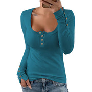 women's square neck puff sleeve knit top, view 17 - MRSLM