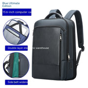 men's business USB backpack, view 3 - MRSLM