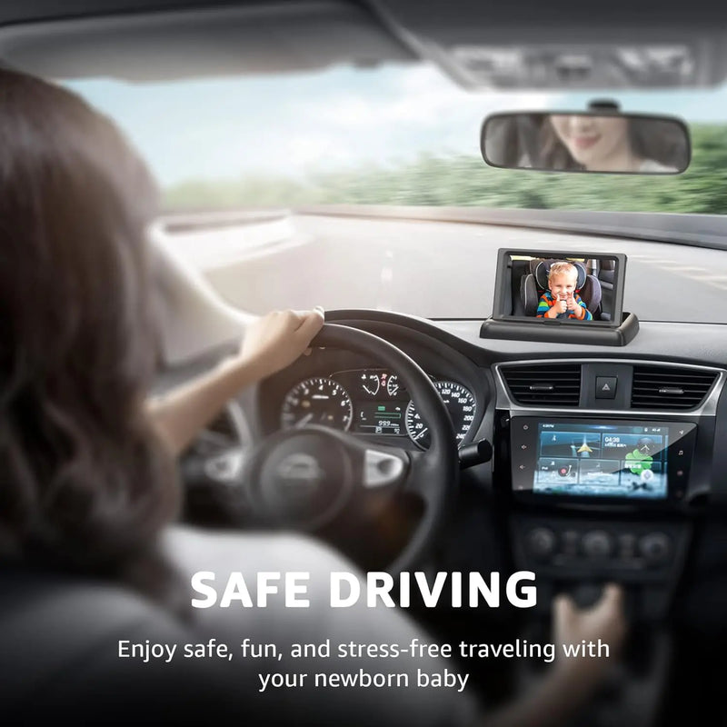 baby car camera with night vision, view 2 - MRSLM