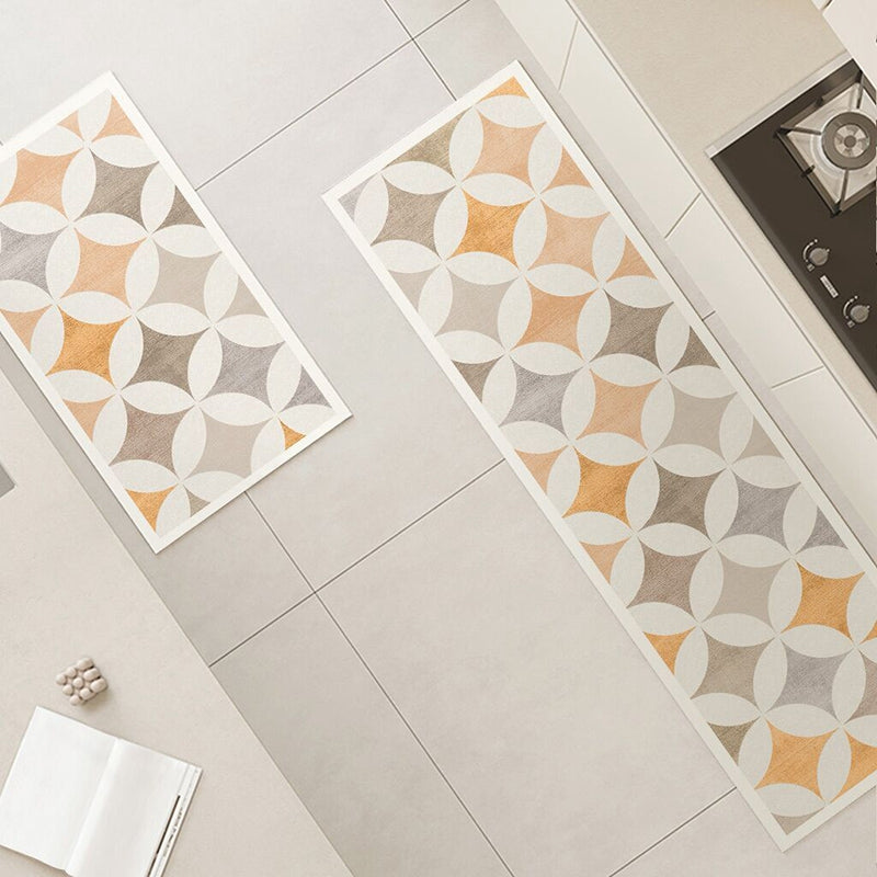 Bohemian geometric non-slip kitchen mat, view 3 - MRSLM