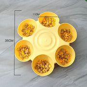 6-in-1 flower shape pet bowl, view 6 - MRSLM