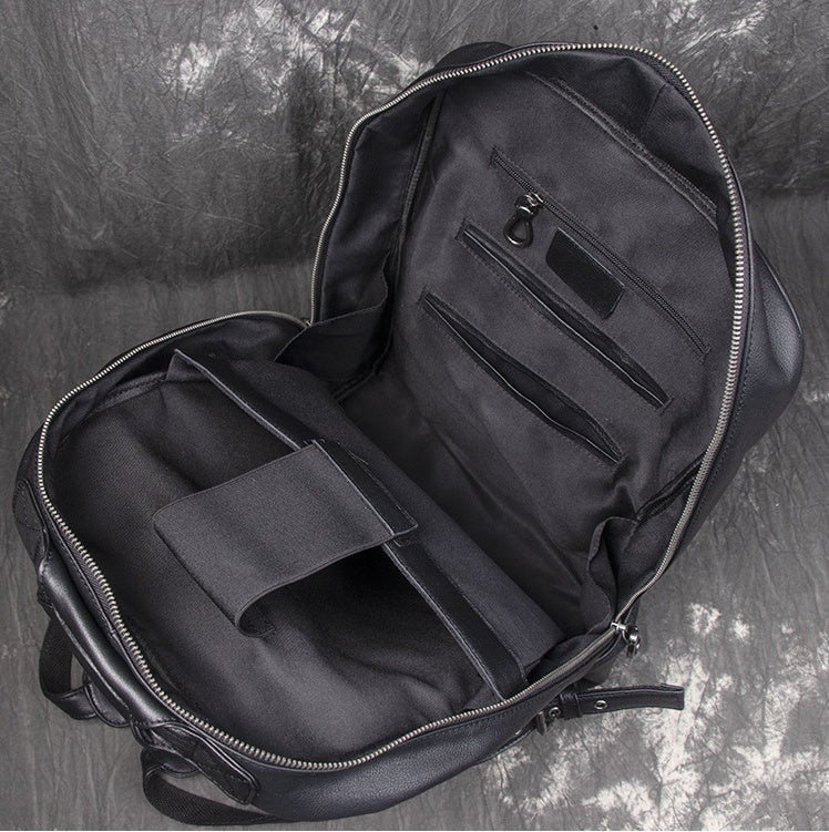 Men's leather backpack, view 7 - MRSLM