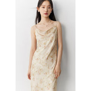 mid-length floral sling dress, view 2 - MRSLM
