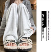Women's high-waist knit wide-leg pants, view 14 - MRSLM