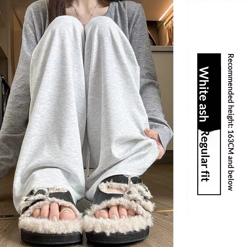 Women's high-waist knit wide-leg pants, view 14 - MRSLM