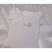 French tulip necklace, view 3 - MRSLM