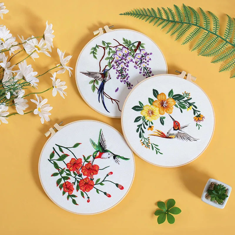 mushroom embroidery kit, view 10 - MRSLM