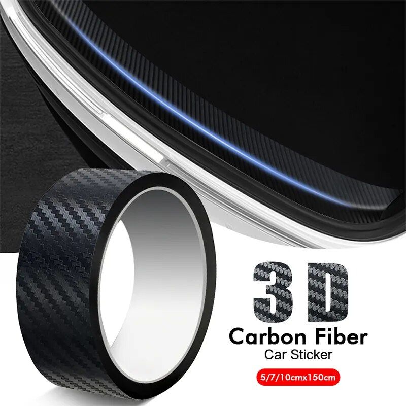 3D carbon fiber car sticker tape roll, view 9 - MRSLM