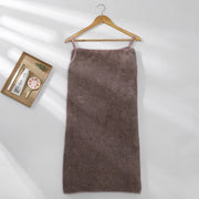 wearable microfiber bathrobe for women, view 5 - MRSLM