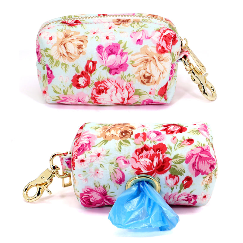 flower print dog walking bag, view 8 - MRSLM