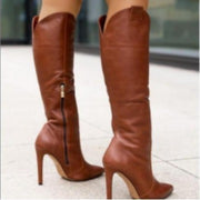 High fashion side-zipper boots, view 2 - MRSLM