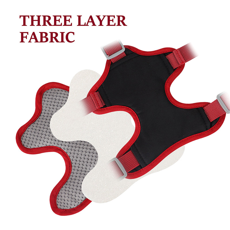 waterproof breathable dog harness, view 6 - MRSLM