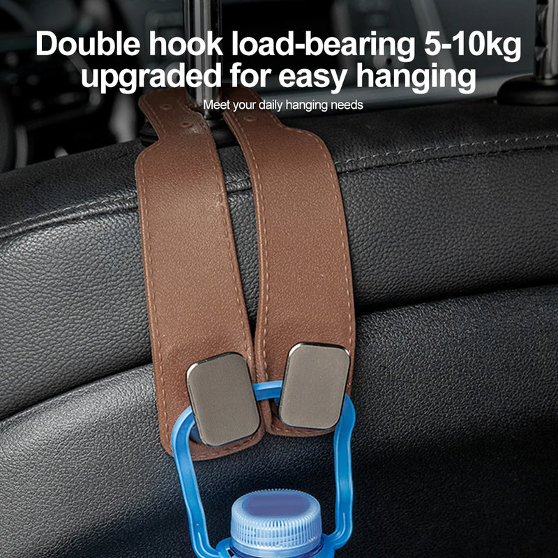 suede double hook car hanger, view 8 - MRSLM