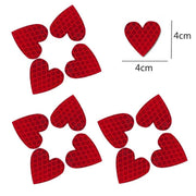 heart-shaped reflective safety decals, view 8 - MRSLM